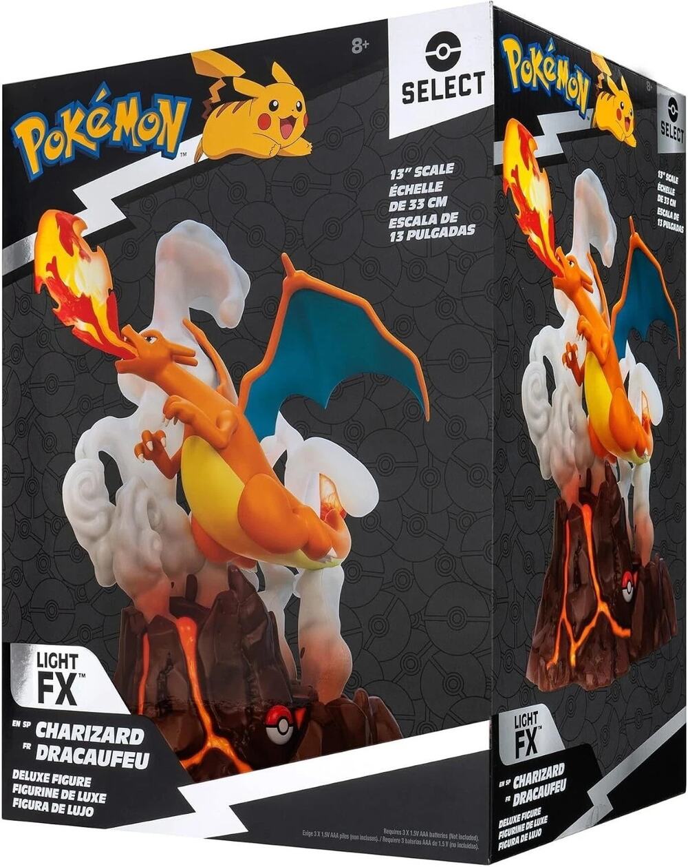 New CHARIZARD Jazwares RARE Pokemon Select Deluxe 13" Collector Figure/Statue